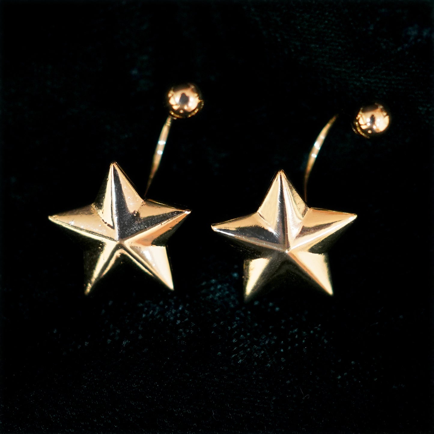 Anti-Tarnish Golden Star Stud Earring