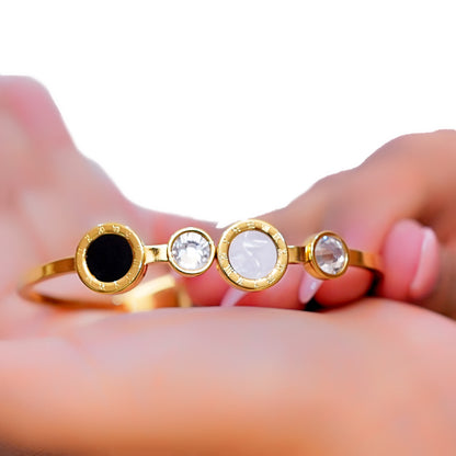 Anti-Tarnish Multi-Stone Elegant Bracelet for Women