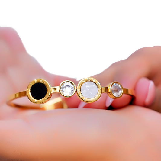 Anti-Tarnish Multi-Stone Elegant Bracelet for Women