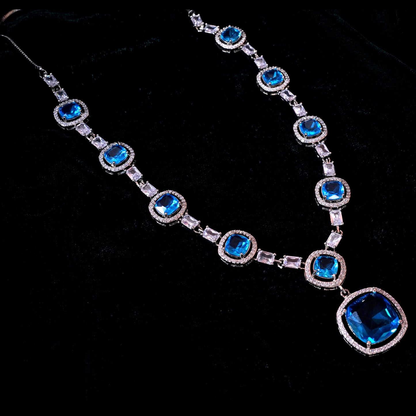 AD Necklace set with Earring for Women