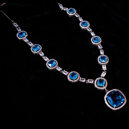 AD Necklace set with Earring for Women