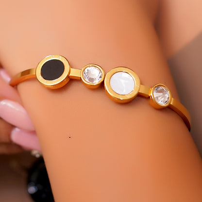 Anti-Tarnish Multi-Stone Elegant Bracelet for Women
