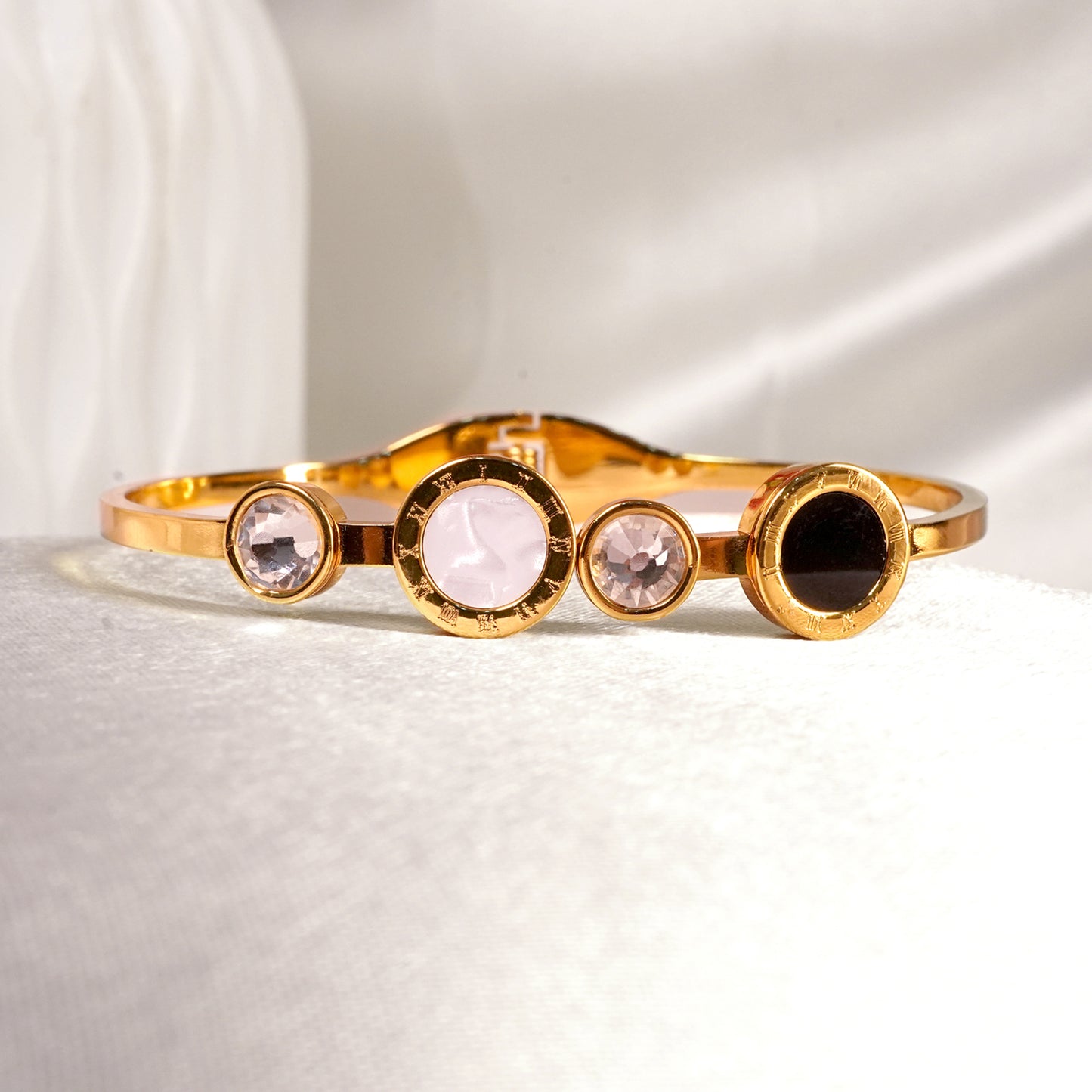 Anti-Tarnish Multi-Stone Elegant Bracelet for Women